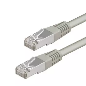 Cable Réseaux RJ45 50cm Droit Cat6A S/FTP Blindé Gris CRJ45_C6_0.5M_GRIS - 2