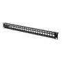 Panneau de Brassage Digitus 1U 19" 24 ports Keystone RJ45 C6 DN-91411 BAIE_DN91411 - 1