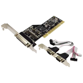 Carte PCI LogiLink PC0018 2 x DB9 + 1 x DB25 (RS232) CPCI-LL_PC0018 - 1