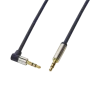 Cable Audio Jack 3.5mm Male/Male coudé 50cm LogiLink CA11050 CAJACK_CA11050 - 1