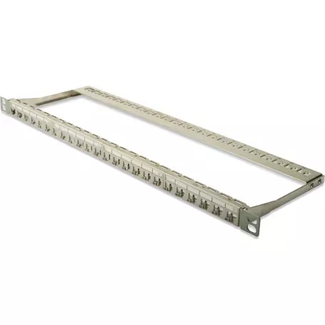 Panneau de Brassage Digitus 0.5U 19" 24 ports Keystone RJ45 DN-91421 BAIE_DN91421 - 1