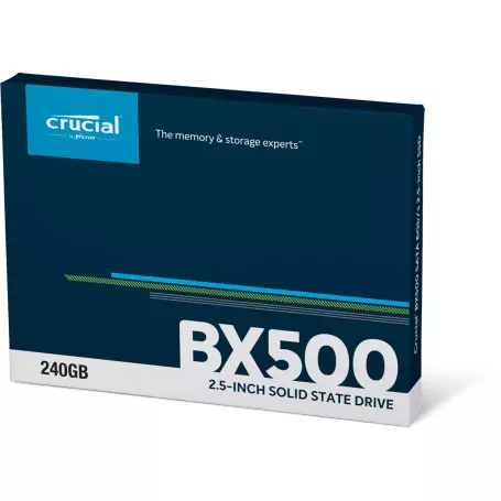 SSD 240Go Crucial BX500 Sata 3 540Mo/s 500Mo/s