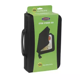 Pochette de Rangement Heden SACCD104 Capacité 104 CD/DVD POCHE-HE-SACCD104 - 1