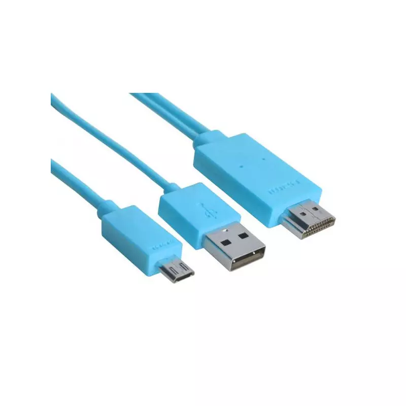 Adaptateur Micro USB vers HDMI 1.8M MHL Heden CABMICAHDM
