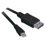 Cable Mini DisplayPort vers DisplayPort 1.2 M/M 2.0M Ultra HD/4K CAMDP-DP-2.0M - 1