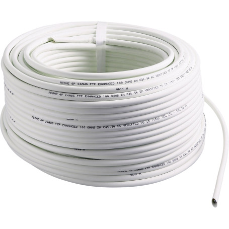 Cable Réseaux RJ45 305m Droit Cat5e F/UTP Blindé LogiLink en Carton
