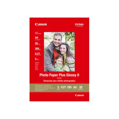 20 x Canon Photo Paper Plus Glossy II PP-201 130x180mm 260g/m2 RAMCAPP201-13X18 - 1