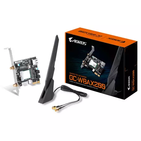 Carte Réseaux PCI-Express Wifi AX + Bluetooth 5.0 Aorus GC-WBAX200 CRGC-WBAX200 - 1