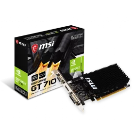 Carte Graphique MSI GT 710 2GD3H LP GT710 2Go DDR3 Silent Low Profile CVMS-GT7102GD3HLP - 1