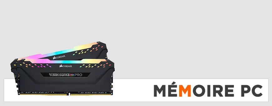 Achat Mémoire PC RAM DDR4 DDR5 RGB au meilleur prix