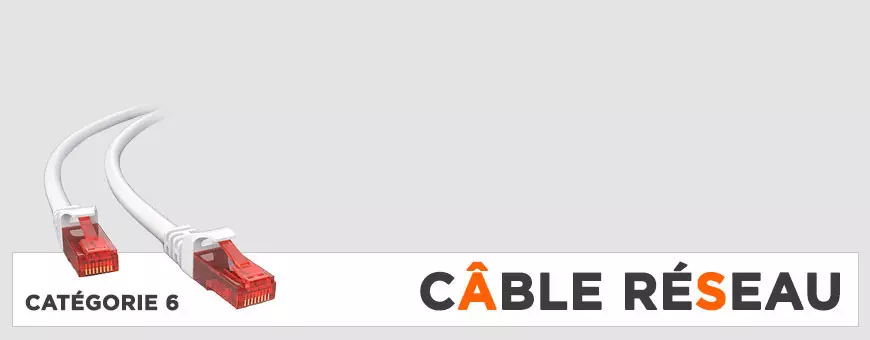 Câble Réseaux RJ45 Cat 6