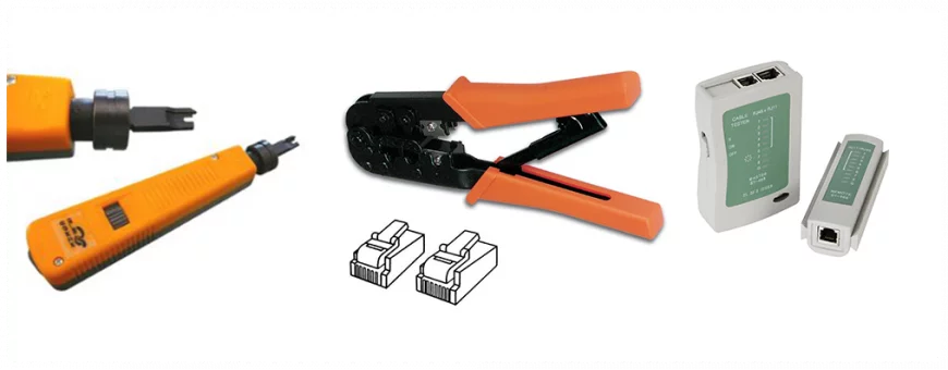 VCELINK GJ668BL Pince à Sertir RJ45 Reseau Professionnel Outil