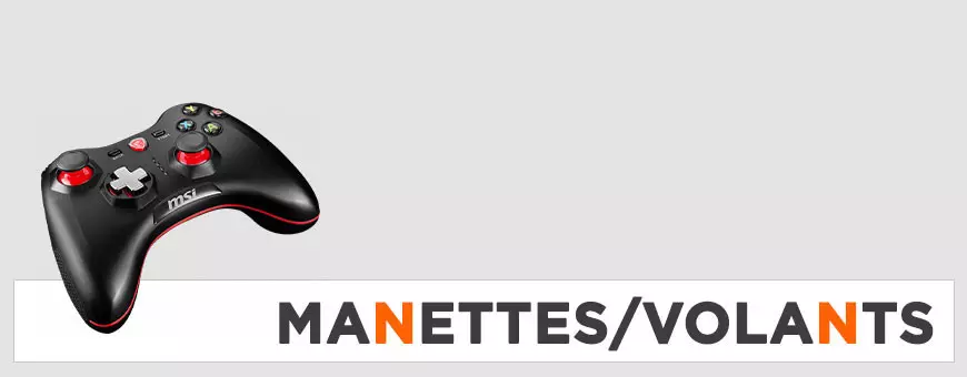 Manettes de Jeux & Volants