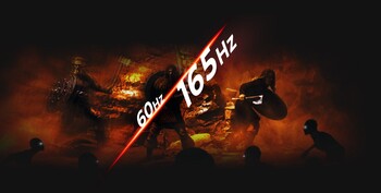 165HZ FRÉQUENCE DE RAFRAÎCHISSEMENT