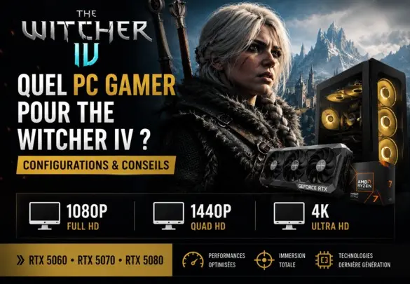 Quel PC Gamer pour The Witcher IV ? Configuration recommandée en 1080p, 1440p et 4K